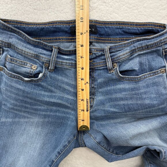 Aeropostale Low Rise Flare Jeans Flap Pockets Womens 6 Y2K Hip Hop Festival - Picture 11 of 16